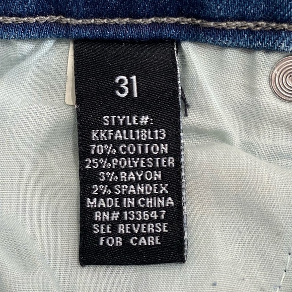 KENDALL + KYLIE Kontour High Rise Skinny Jeans | Size 31 - Picture 7 of 10